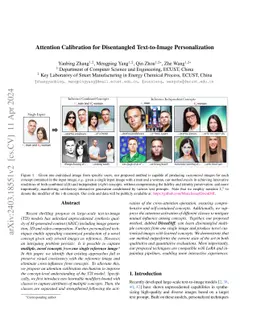 Attention Calibration for Disentangled Text-to-Image Personalization