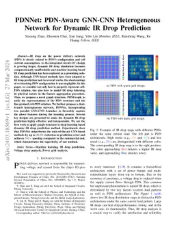 PDNNet: PDN-Aware GNN-CNN Heterogeneous Network for Dynamic IR Drop
  Prediction