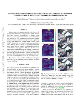 SAT-NGP : Unleashing Neural Graphics Primitives for Fast Relightable
  Transient-Free 3D reconstruction from Satellite Imagery