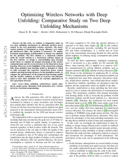 Optimizing Wireless Networks with Deep Unfolding: Comparative Study on
  Two Deep Unfolding Mechanisms