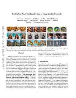TextCraftor: Your Text Encoder Can be Image Quality Controller