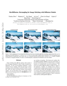 RecDiffusion: Rectangling for Image Stitching with Diffusion Models
