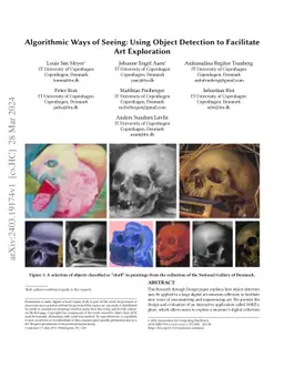 Algorithmic Ways of Seeing: Using Object Detection to Facilitate Art
  Exploration