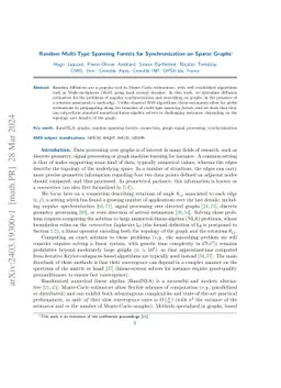 Random Multi-Type Spanning Forests for Synchronization on Sparse Graphs