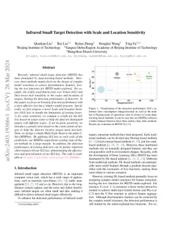 Infrared Small Target Detection with Scale and Location Sensitivity