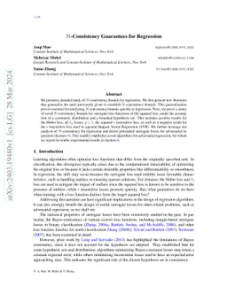 $H$-Consistency Guarantees for Regression