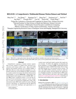 RELI11D: A Comprehensive Multimodal Human Motion Dataset and Method