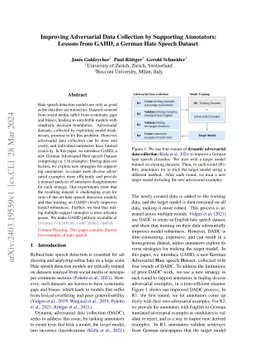 Improving Adversarial Data Collection by Supporting Annotators: Lessons
  from GAHD, a German Hate Speech Dataset