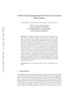 GrINd: Grid Interpolation Network for Scattered Observations