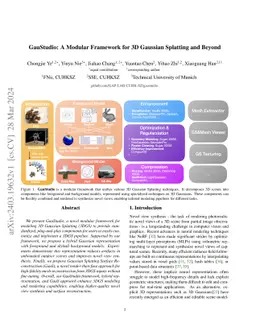 GauStudio: A Modular Framework for 3D Gaussian Splatting and Beyond