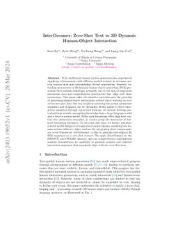 InterDreamer: Zero-Shot Text to 3D Dynamic Human-Object Interaction