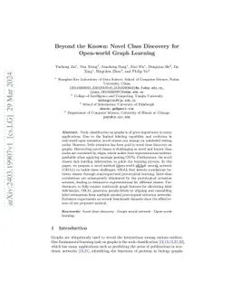 Beyond the Known: Novel Class Discovery for Open-world Graph Learning