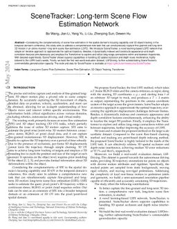SceneTracker: Long-term Scene Flow Estimation Network
