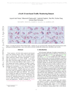eTraM: Event-based Traffic Monitoring Dataset