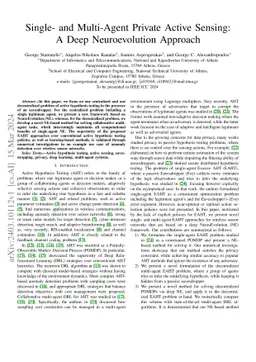 Evasive Active Hypothesis Testing with Deep Neuroevolution: The Single- and Multi-Agent Cases