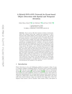 Efficient Event-Based Object Detection: A Hybrid Neural Network with Spatial and Temporal Attention