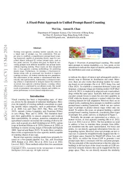 A Fixed-Point Approach to Unified Prompt-Based Counting