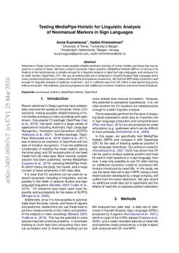 Testing MediaPipe Holistic for Linguistic Analysis of Nonmanual Markers
  in Sign Languages