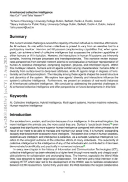 AI-enhanced Collective Intelligence: The State of the Art and Prospects