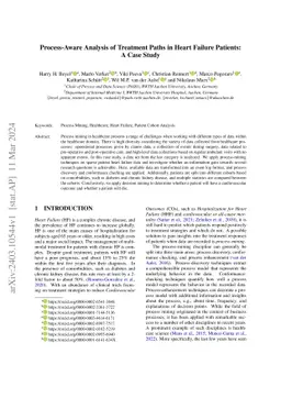 Process-Aware Analysis of Treatment Paths in Heart Failure Patients: A
  Case Study