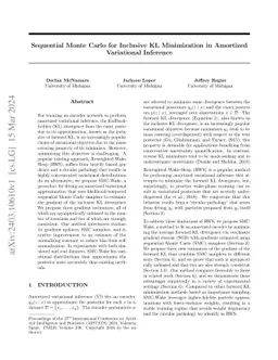 Sequential Monte Carlo for Inclusive KL Minimization in Amortized
  Variational Inference