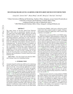 Multitask frame-level learning for few-shot sound event detection