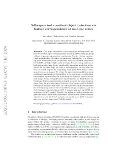 Self-supervised co-salient object detection via feature correspondence
  at multiple scales