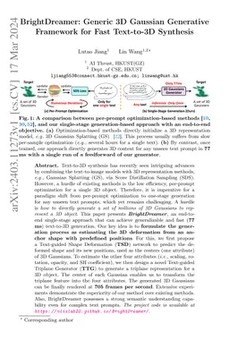 BrightDreamer: Generic 3D Gaussian Generative Framework for Fast
  Text-to-3D Synthesis