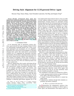 Driving Style Alignment for LLM-powered Driver Agent