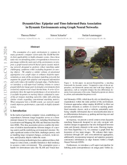 DynamicGlue: Epipolar and Time-Informed Data Association in Dynamic
  Environments using Graph Neural Networks