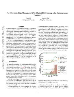 FastDecode: High-Throughput GPU-Efficient LLM Serving using
  Heterogeneous Pipelines