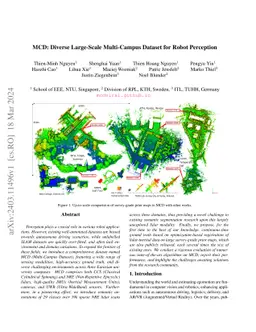 MCD: Diverse Large-Scale Multi-Campus Dataset for Robot Perception