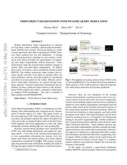 Video Object Segmentation with Dynamic Query Modulation