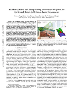 AGRNav: Efficient and Energy-Saving Autonomous Navigation for Air-Ground
  Robots in Occlusion-Prone Environments