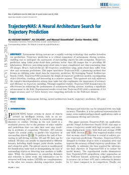 TrajectoryNAS: A Neural Architecture Search for Trajectory Prediction