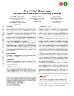 Why E.T. Can't Phone Home: A Global View on IP-based Geoblocking at
  VoWiFi