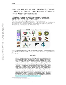 How Far Are We on the Decision-Making of LLMs? Evaluating LLMs' Gaming Ability in Multi-Agent Environments