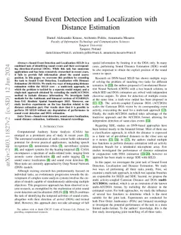Sound Event Detection and Localization with Distance Estimation