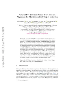 GraphBEV: Towards Robust BEV Feature Alignment for Multi-Modal 3D Object Detection