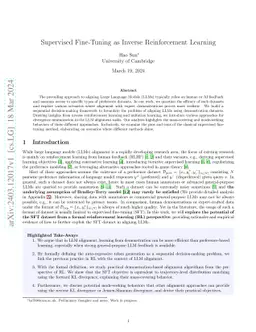Supervised Fine-Tuning as Inverse Reinforcement Learning