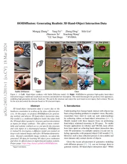 HOIDiffusion: Generating Realistic 3D Hand-Object Interaction Data
