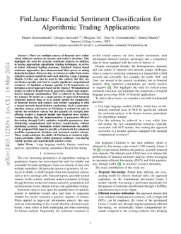 FinLlama: Financial Sentiment Classification for Algorithmic Trading
  Applications