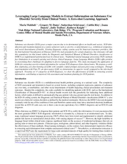 Leveraging Large Language Models to Extract Information on Substance Use
  Disorder Severity from Clinical Notes: A Zero-shot Learning Approach