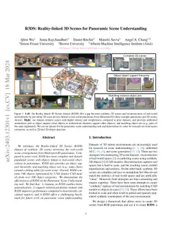 R3DS: Reality-linked 3D Scenes for Panoramic Scene Understanding