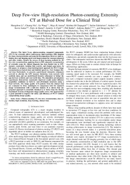 Deep Few-view High-resolution Photon-counting CT at Halved Dose for Extremity Imaging