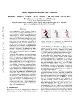 XPose: eXplainable Human Pose Estimation