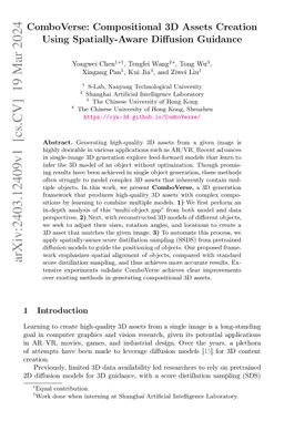 ComboVerse: Compositional 3D Assets Creation Using Spatially-Aware
  Diffusion Guidance