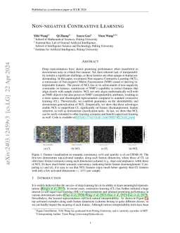 Non-negative Contrastive Learning