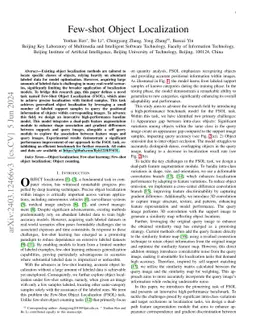 Few-shot Object Localization