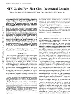 NTK-Guided Few-Shot Class Incremental Learning